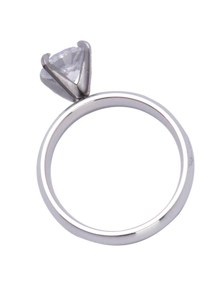 Anillo Luckyly zirconia cúbica pulido