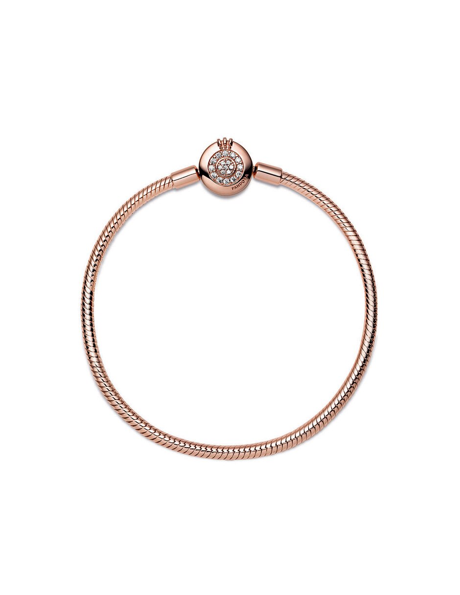 Aro de plata con zirconia acabado brillante 3