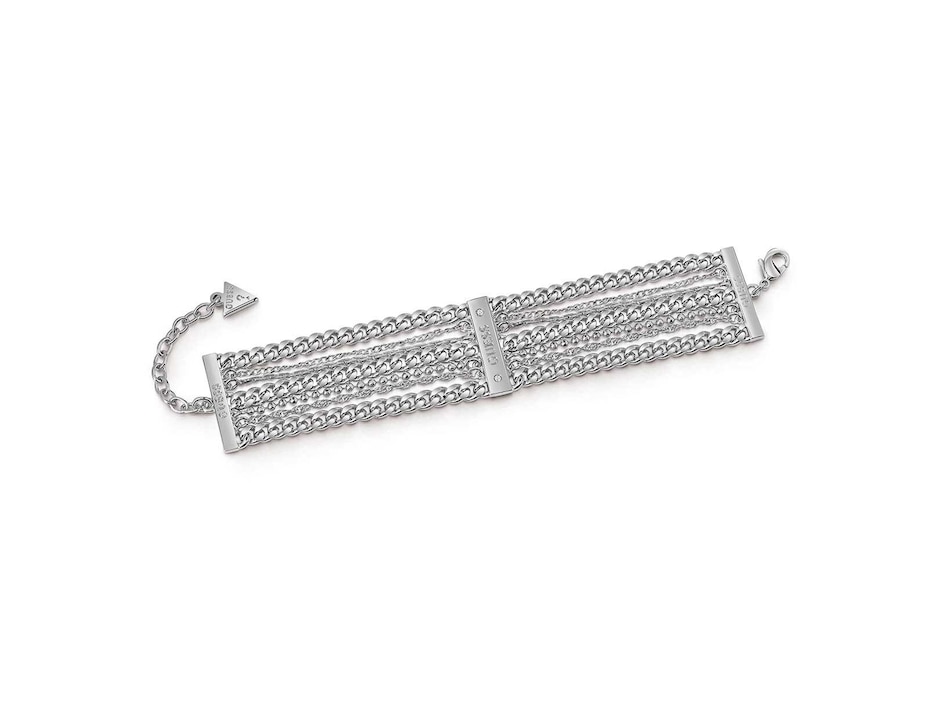 Pulsera con acabado baño rodio 1
