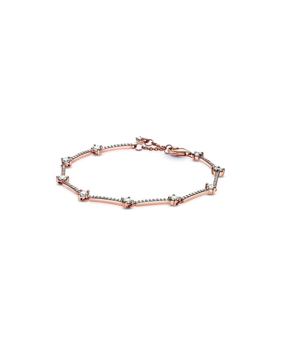 Brazalete con zirconia acabado brillante Brazalete con zirconia acabado brillante