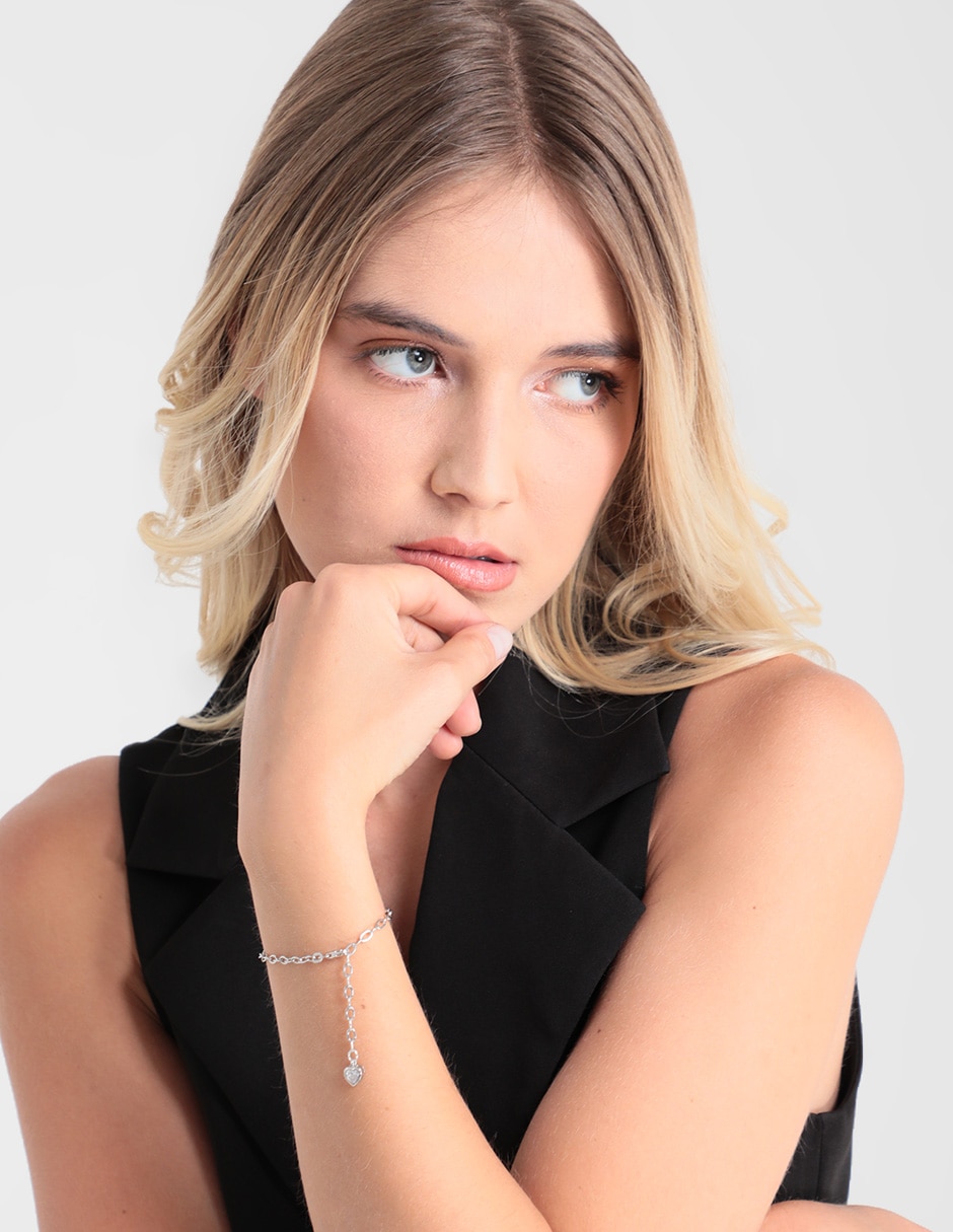 Pulsera de plata acabado pulido 3