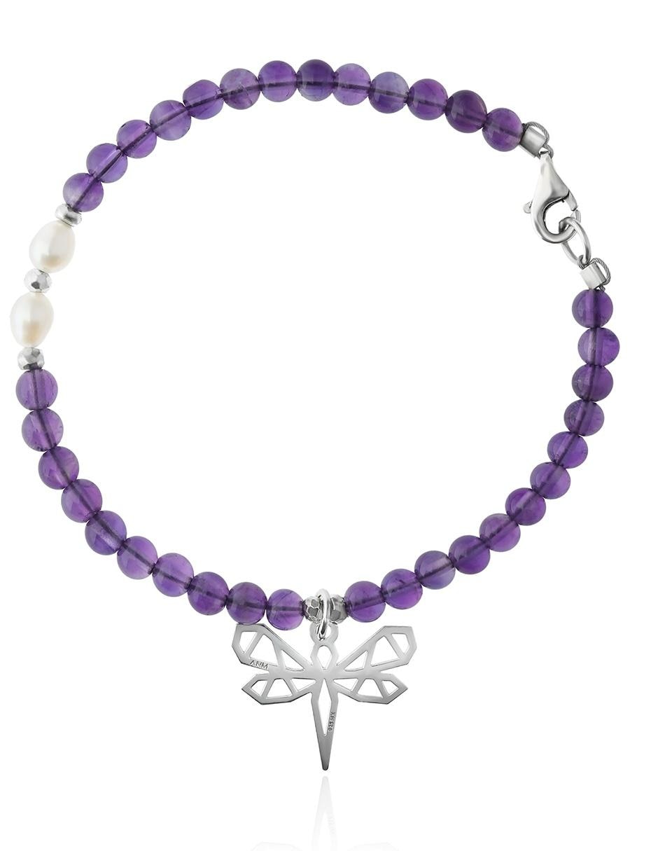Pulsera de plata acabado pavé Pulsera de plata acabado pavé