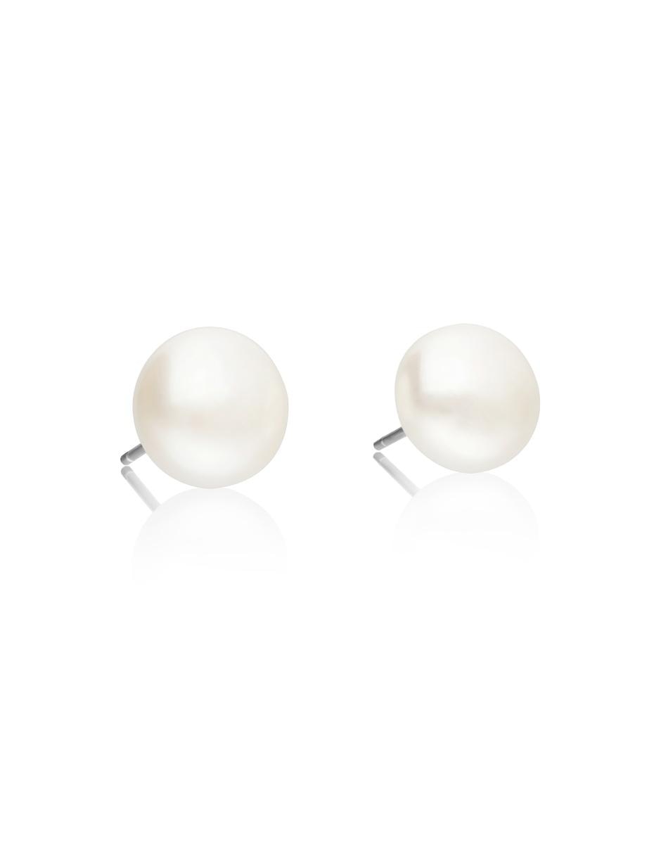 Aretes de plata con acabado plateado Aretes de plata con acabado plateado