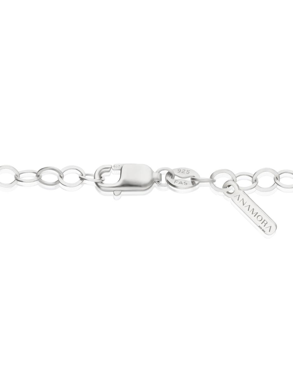 Pulsera de corazón de plata P 925 acabado pulido Pulsera de corazón de plata P 925 acabado pulido
