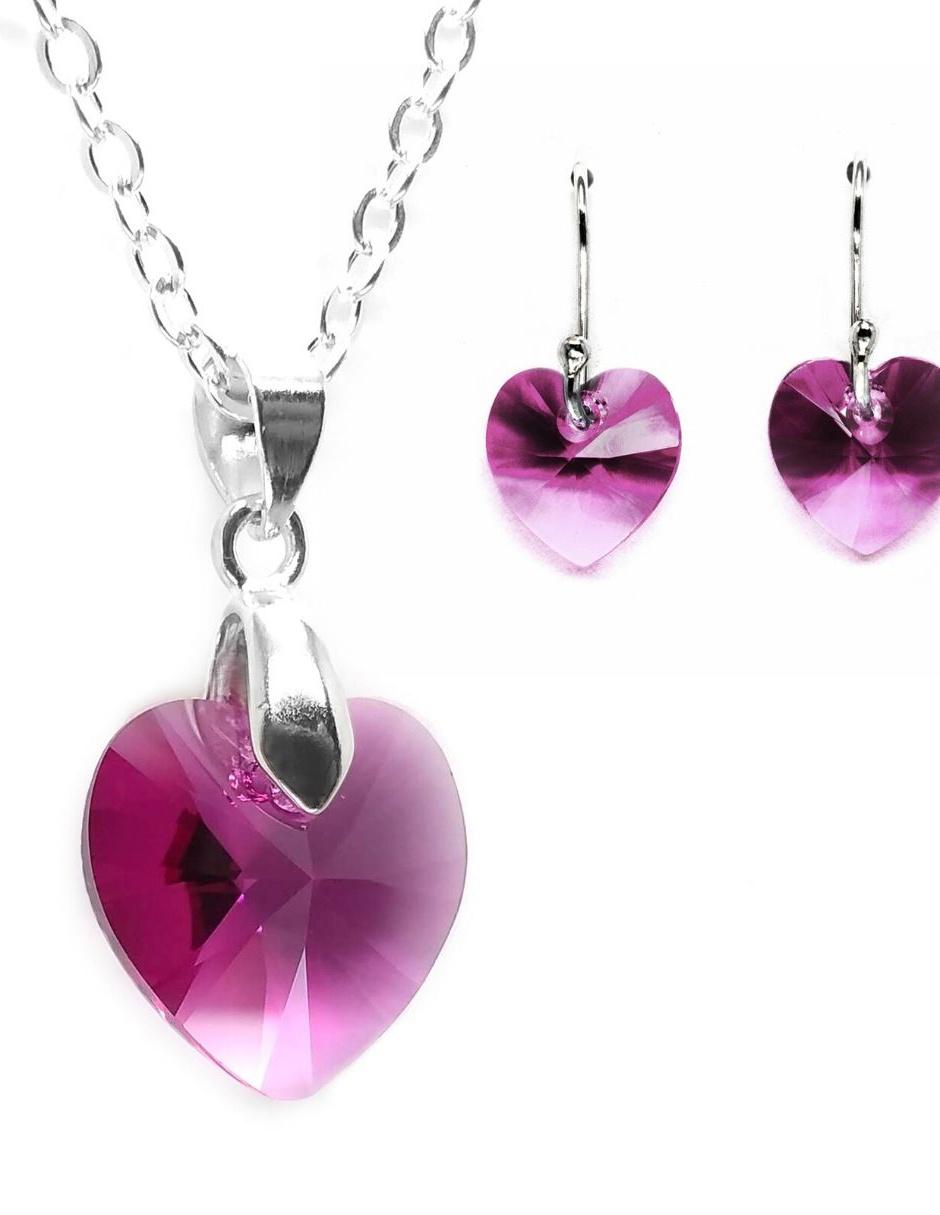 Aretes y collar p 925 cristal Aretes y collar p 925 cristal