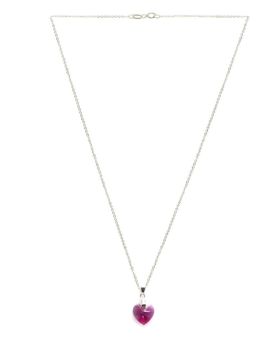 Aretes y collar p 925 cristal 4