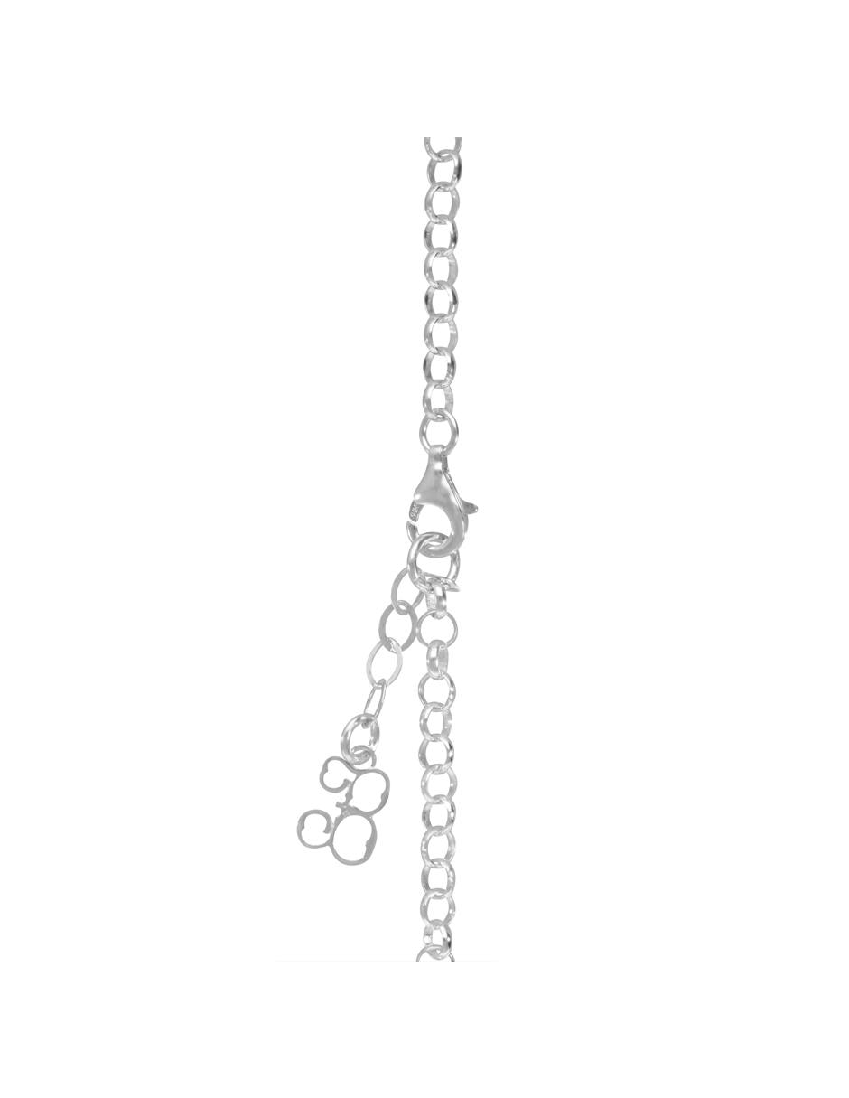 Pulsera de plata acabado liso