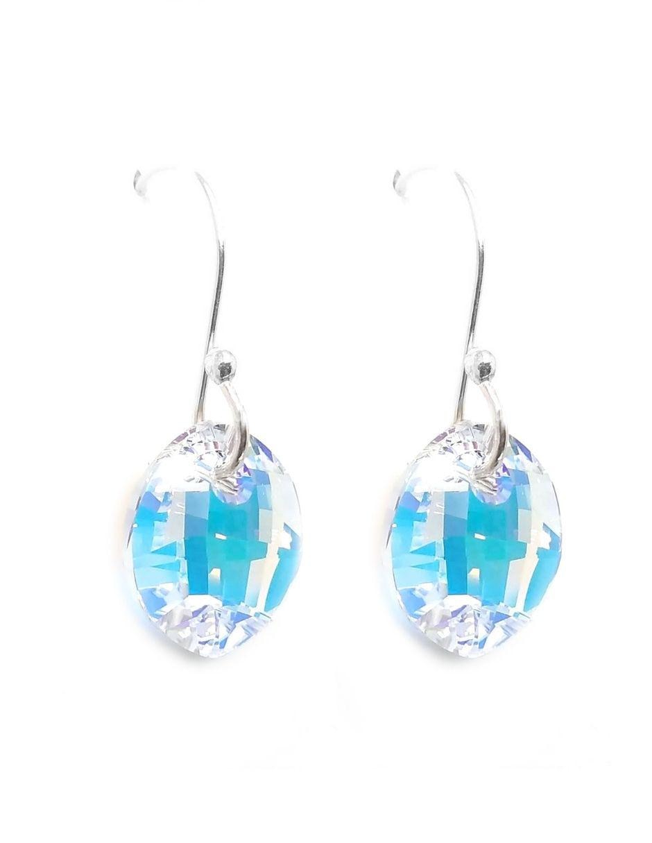 Aretes y collar p 925 cristal 2