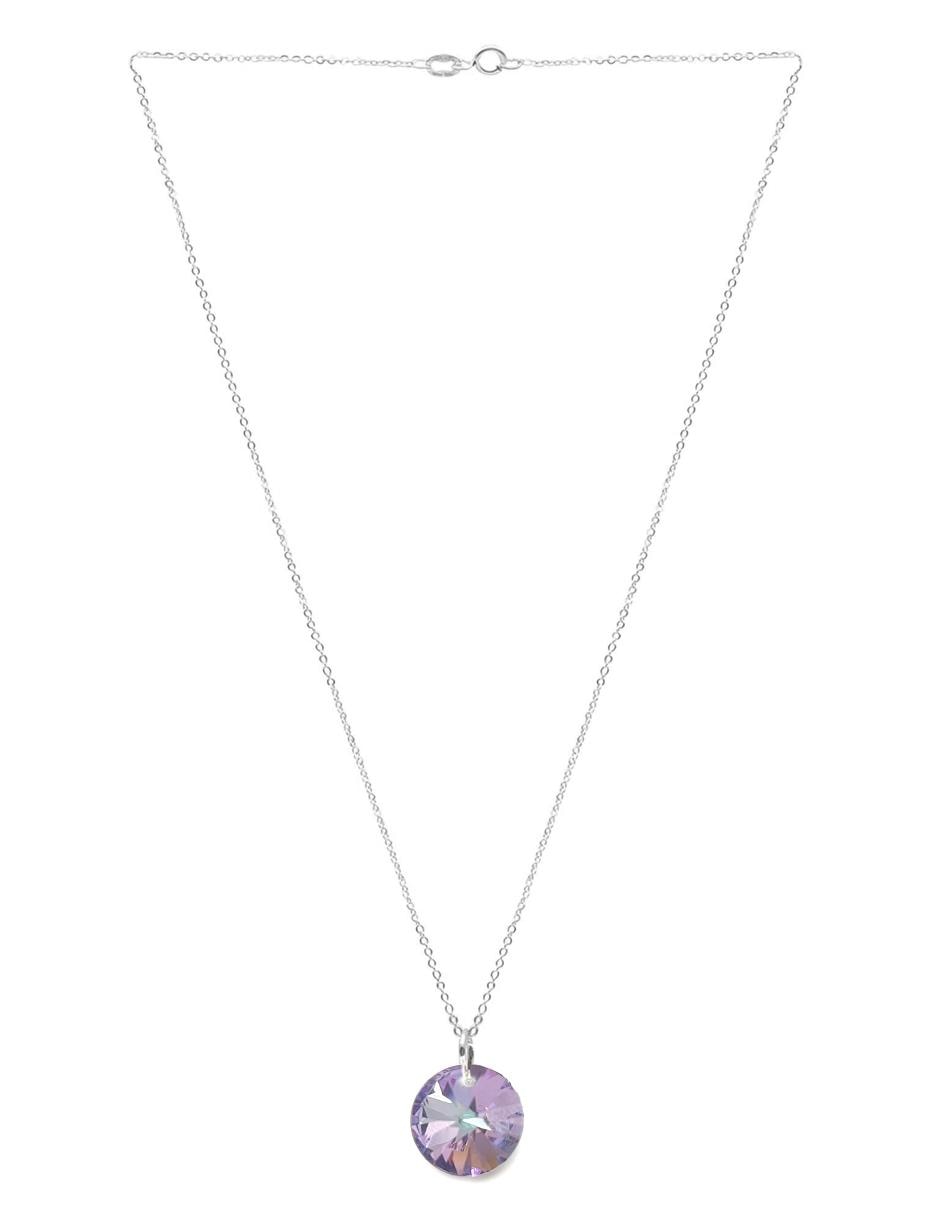 Aretes y collar p 925 cristal 4