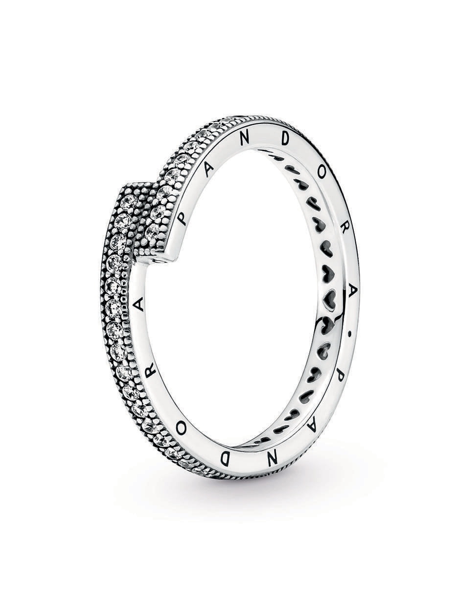 Anillo P 925 de plata diamante pavé Anillo P 925 de plata diamante pavé