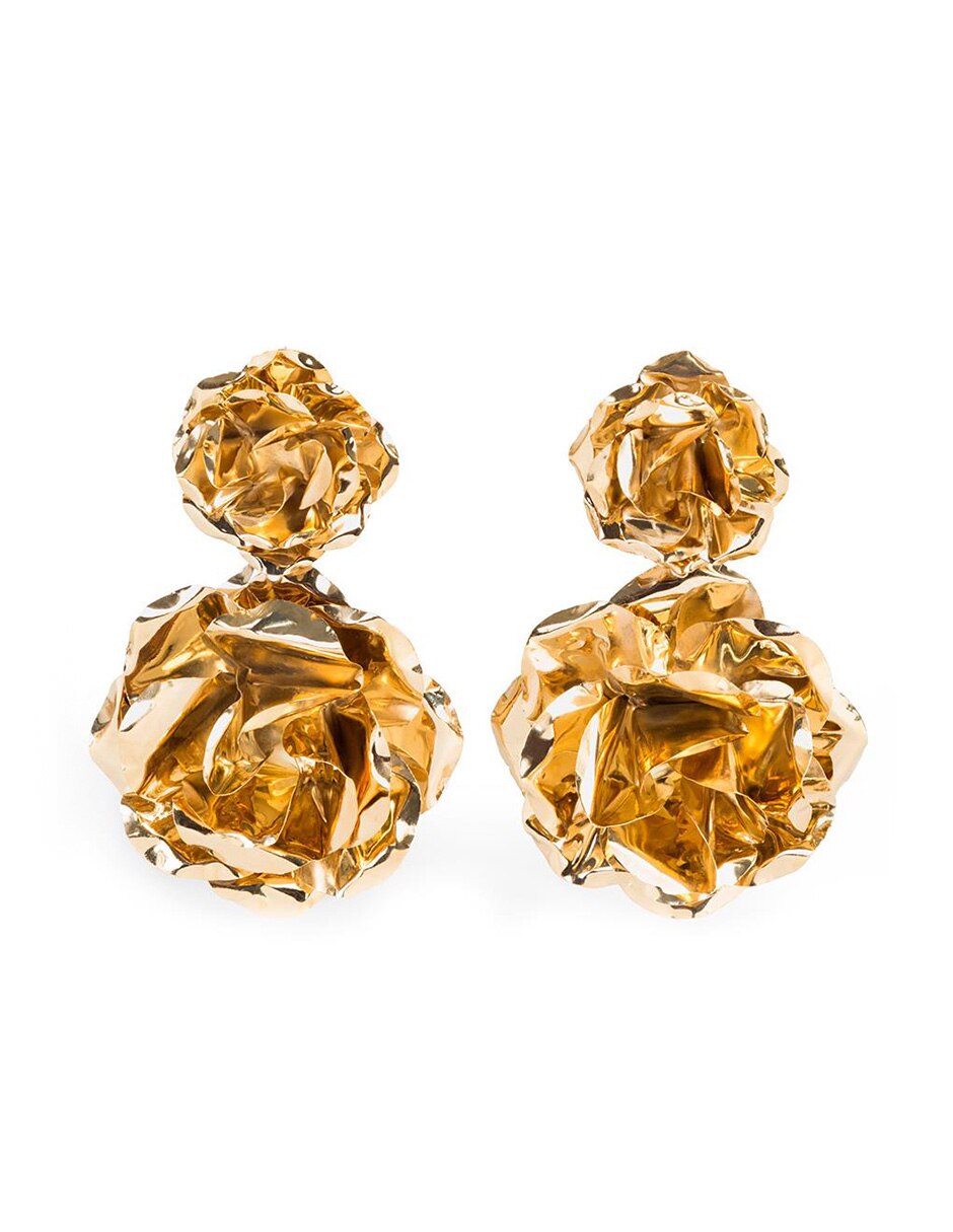 Aretes de oro amarillo 1