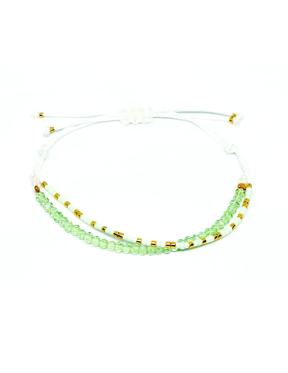 Pulsera acabado cristal