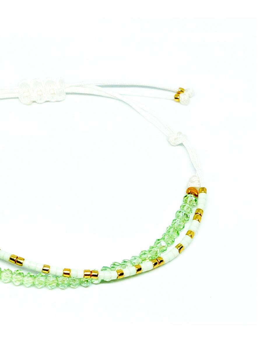 Pulsera acabado cristal