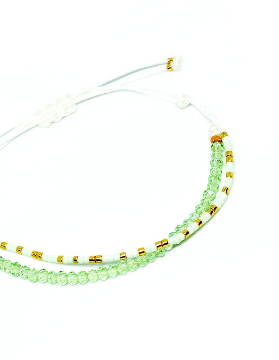 Pulsera acabado cristal