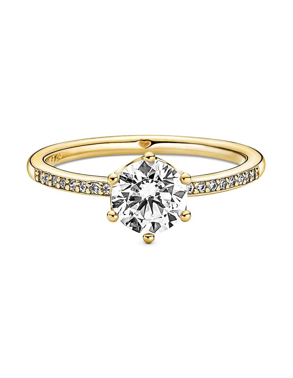 Anillo redondo pavé 4