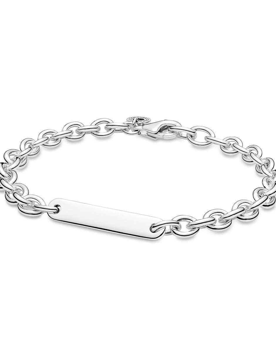 Brazalete de plata acabado pulido 4