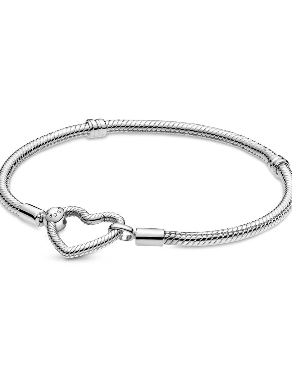 Brazalete de plata Moments acabado pulido Brazalete de plata Moments acabado pulido