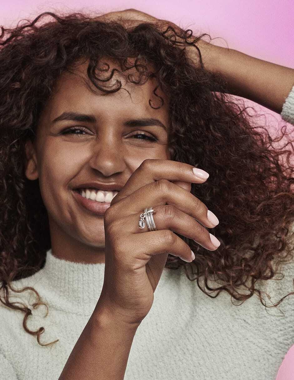 Anillo P 925 de plata pavé 5