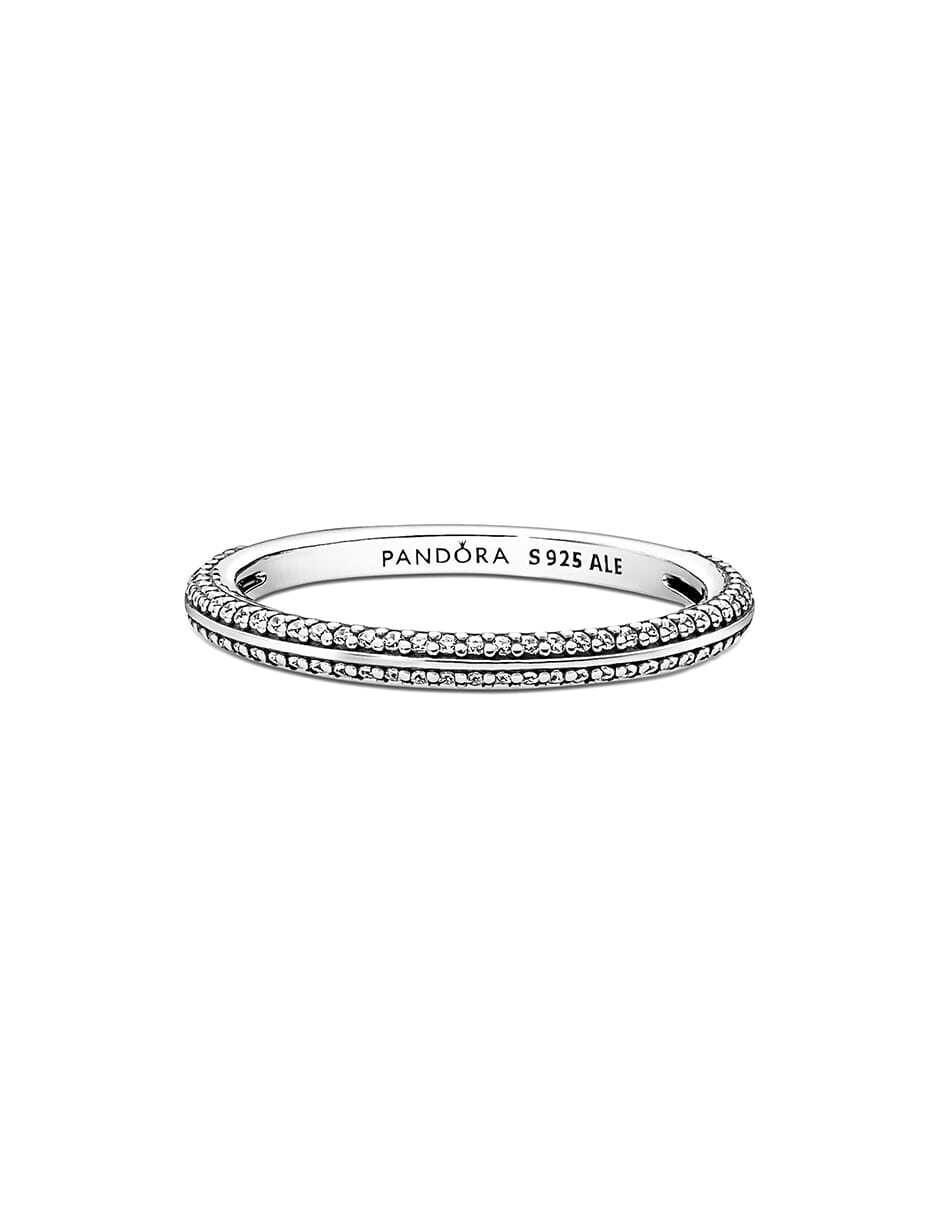 Anillo P 925 de plata pavé