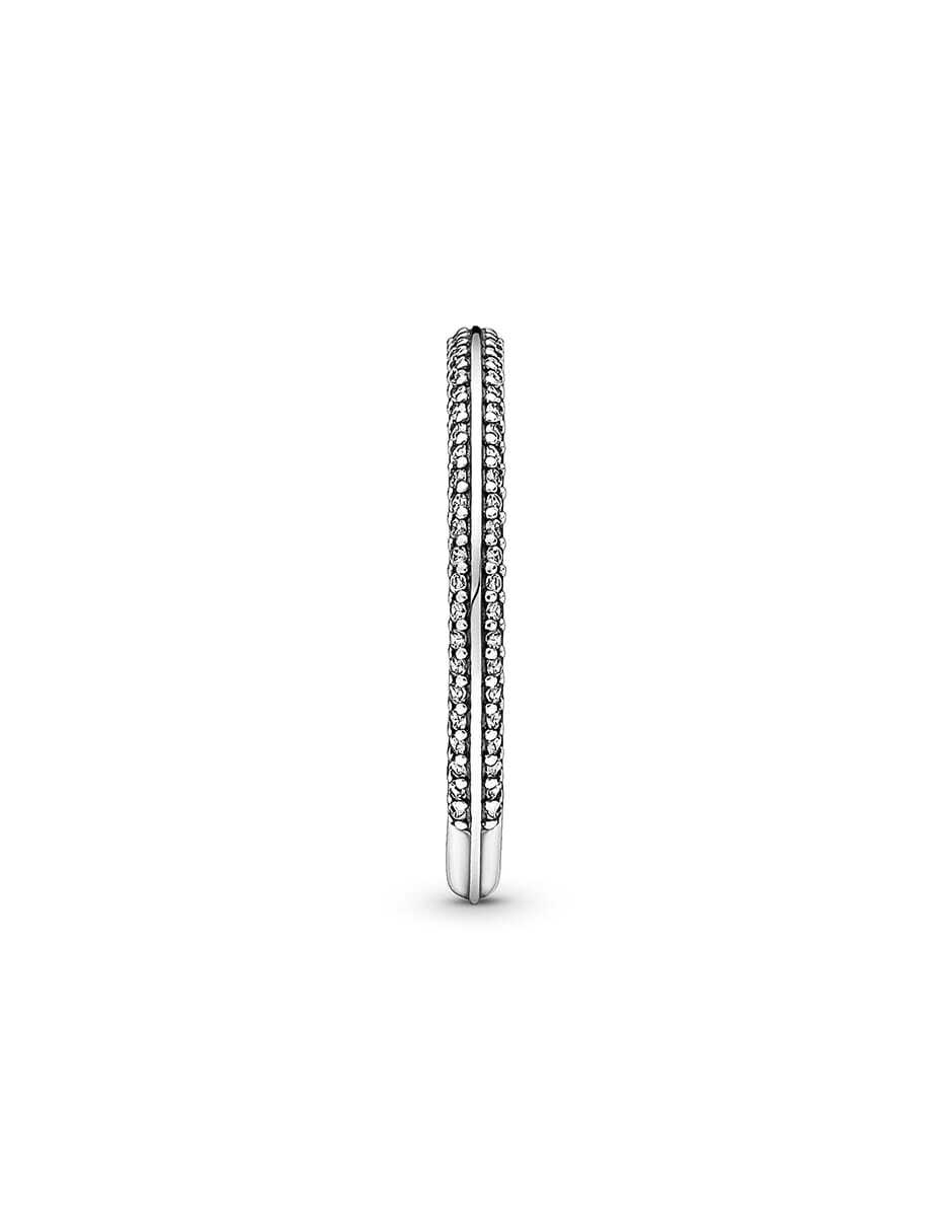 Anillo P 925 de plata pavé