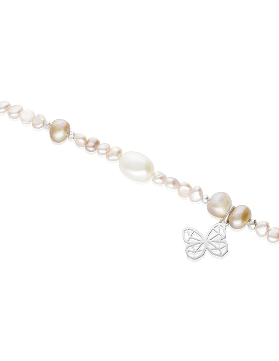 Pulsera de plata acabado lustre 2