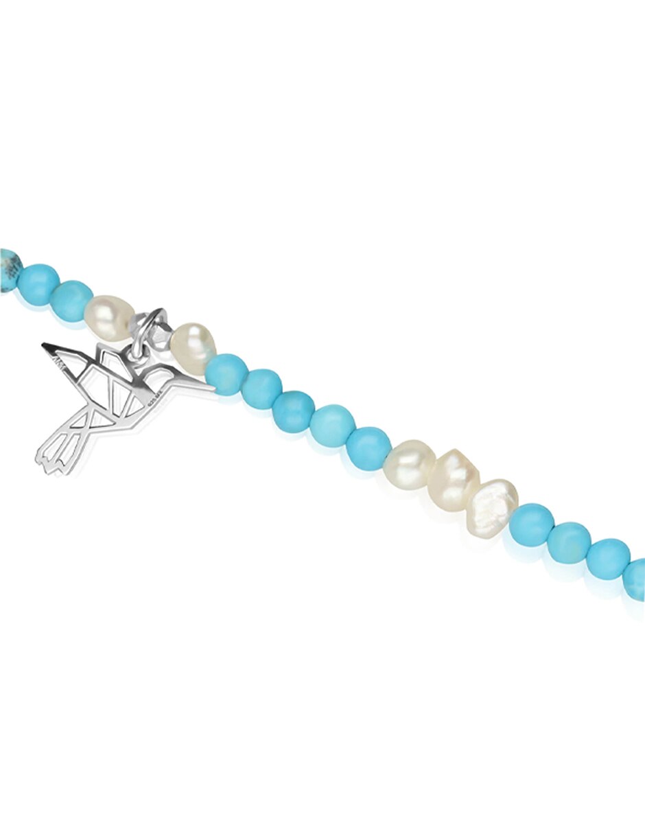 Pulsera de plata acabado lustre 2