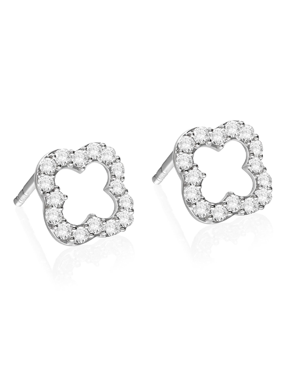 Broqueles de plata con acabado plateado Broqueles de plata con acabado plateado