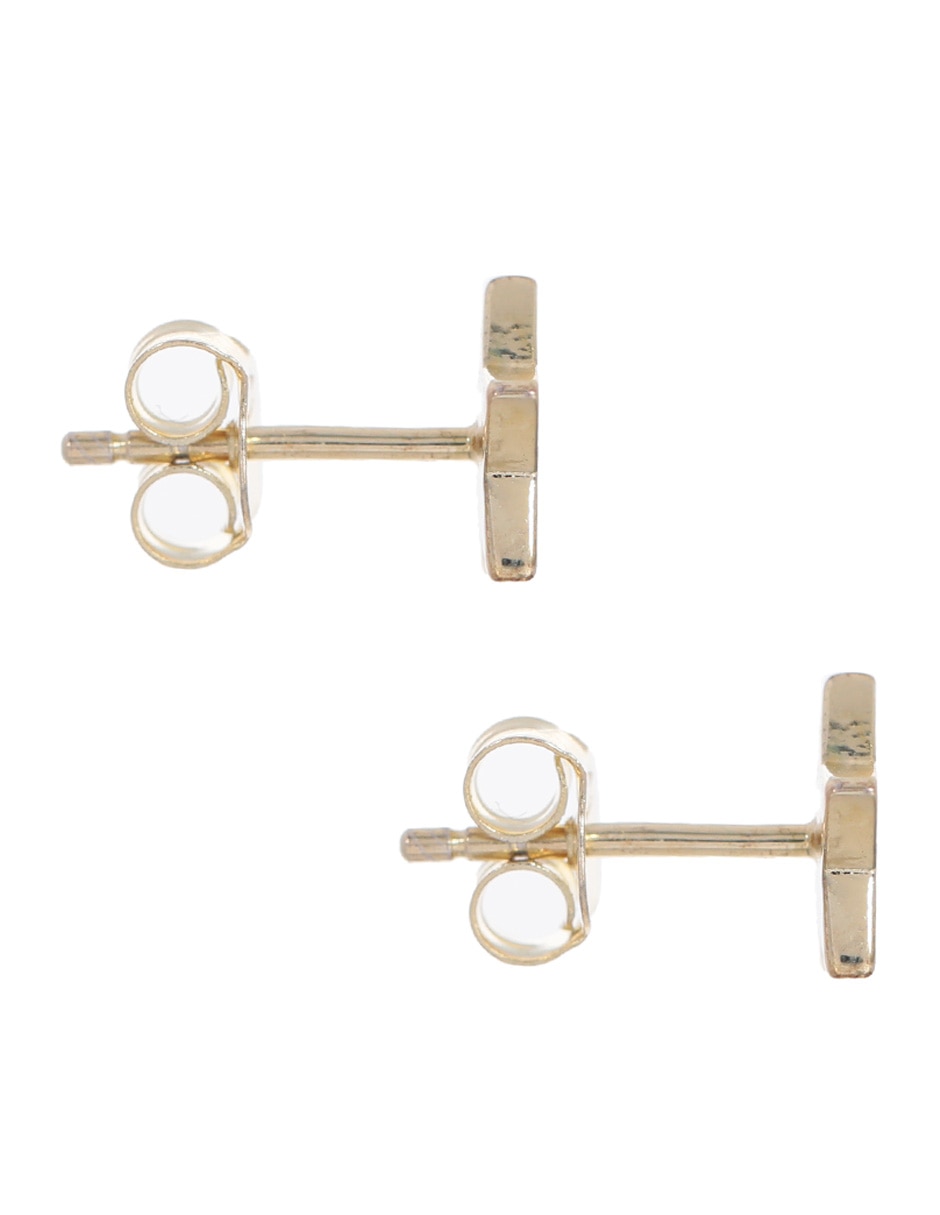 Broqueles de estrella de plata P 925 con acabado baño de oro semipreciosas 4