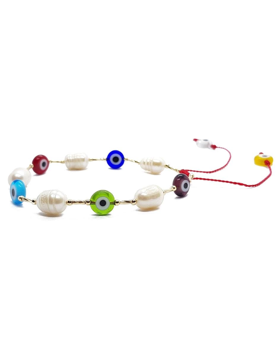 Pulsera con perla acabado liso Pulsera con perla acabado liso