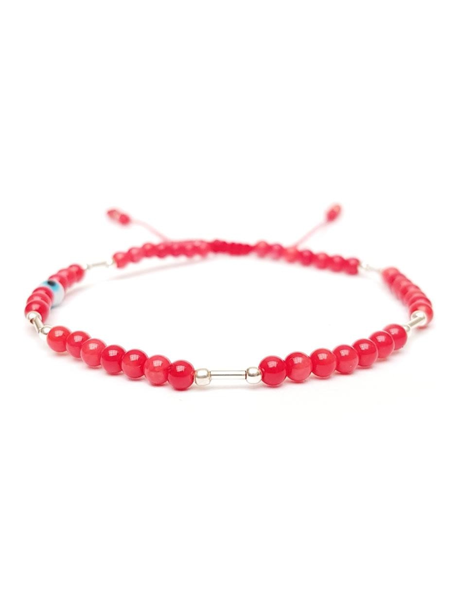 Pulsera de plata acabado liso 1