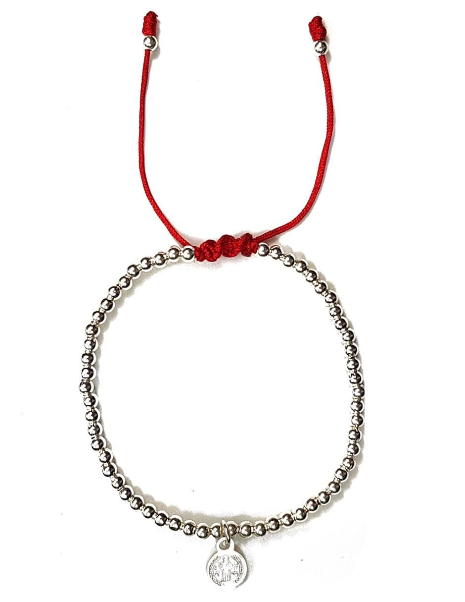 Pulsera de plata acabado liso 2