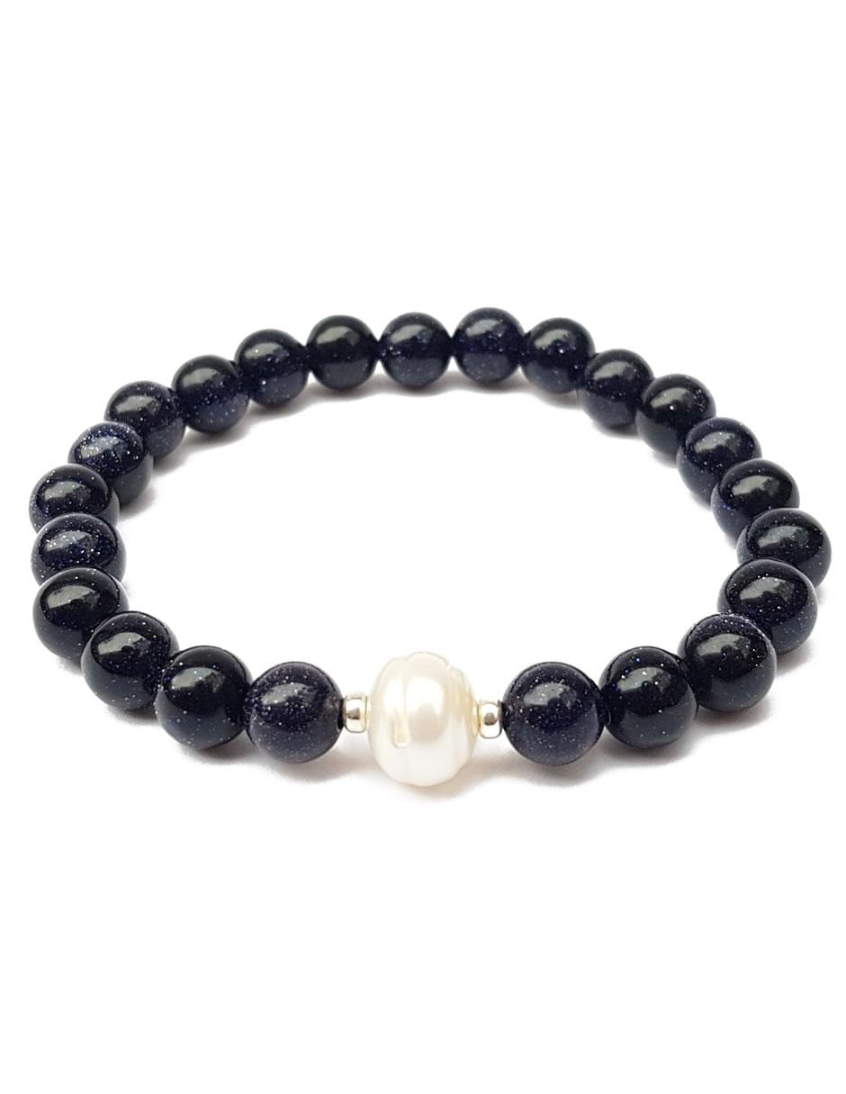 Set pulsera de plata con Aventurina, Sodalita y Rodonita 3