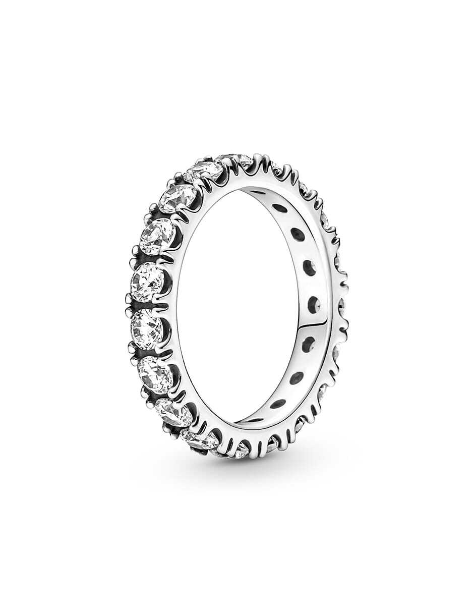 Anillo Timeless P 925 de plata zirconia cúbica pavé