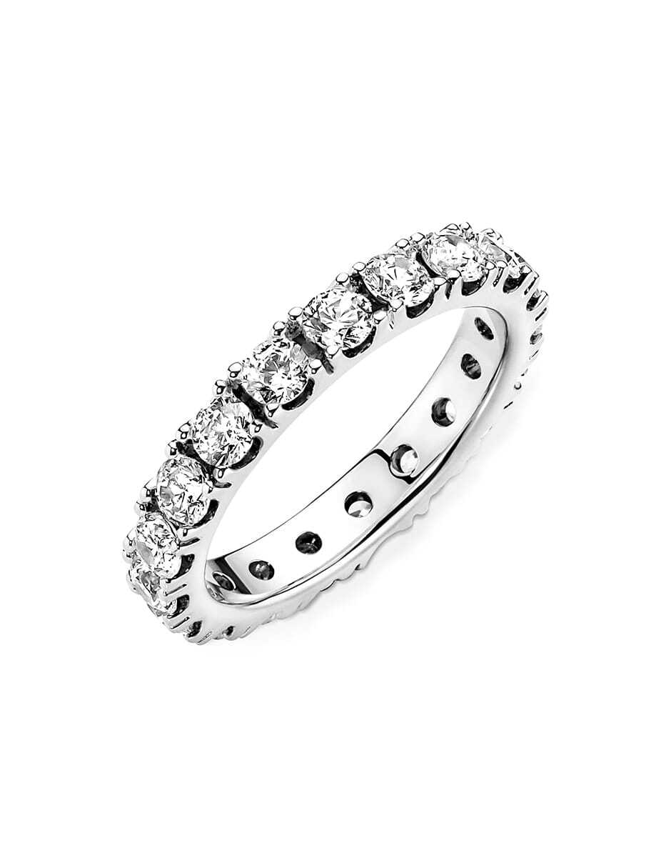 Anillo Timeless P 925 de plata zirconia cúbica pavé