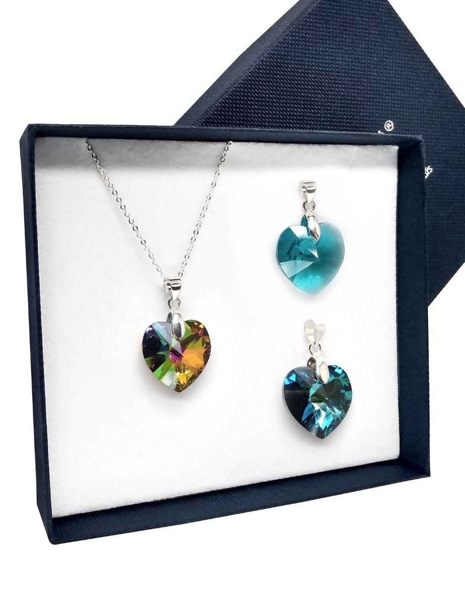 Aretes y collar p 925 Aretes y collar p 925