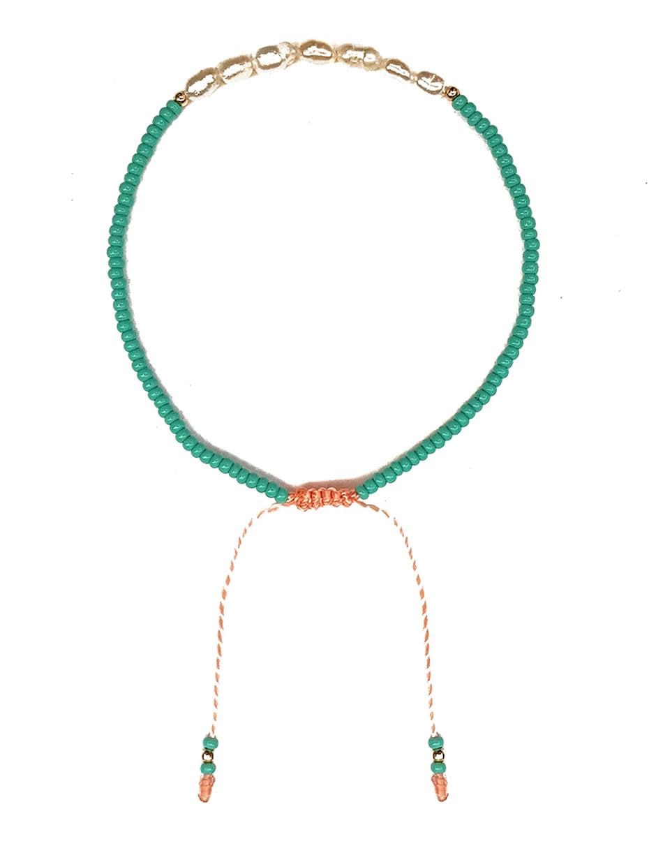 Pulsera con perla acabado liso 2