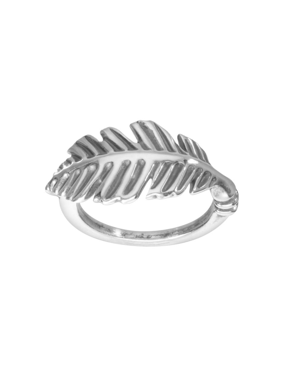 Anillo de hoja P 925 brillante 4