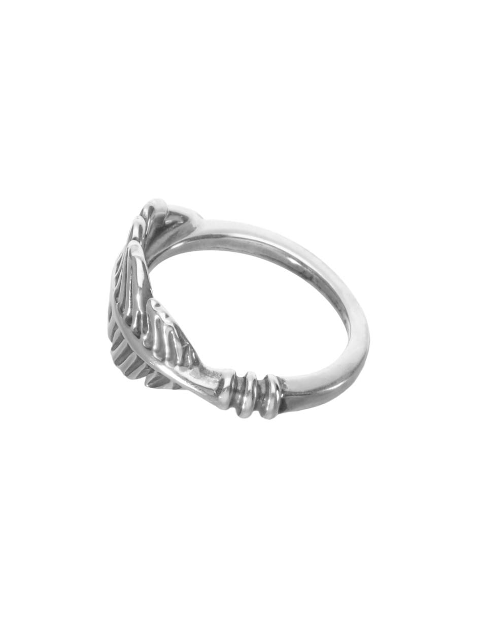 Anillo de hoja P 925 brillante 3