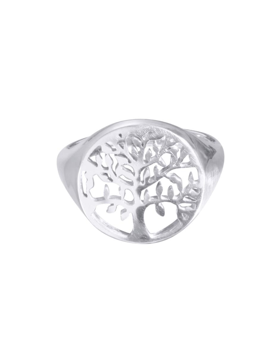 Anillo de árbol P 925 pulido
