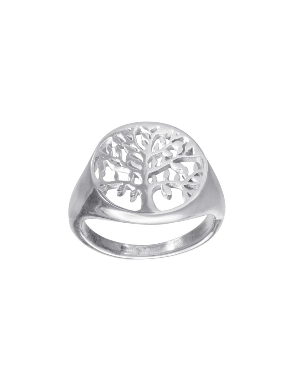 Anillo de árbol P 925 pulido
