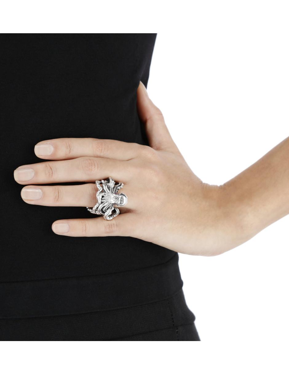 Anillo México Salvaje P 925 rubí brillante