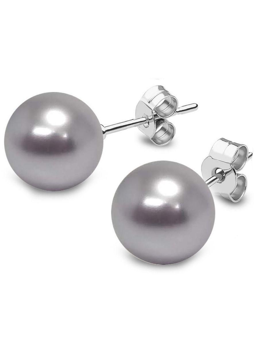 Broqueles de plata con acabado brillante cristal 2