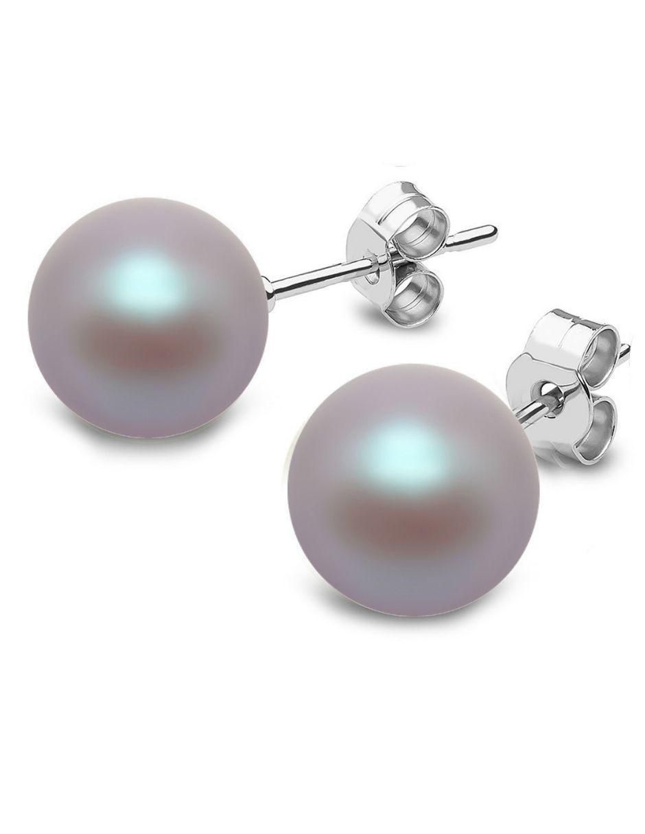 Broqueles de plata con acabado brillante cristal 2
