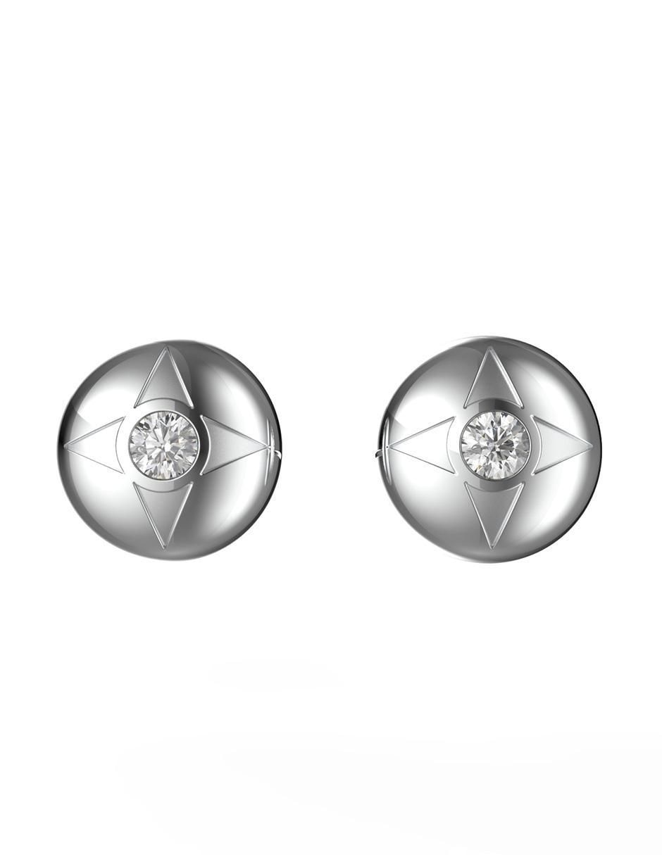 Broqueles circulares con acabado brillante cristal Broqueles circulares con acabado brillante cristal