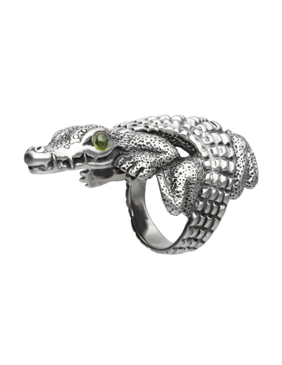 Anillo de serpiente México Salvaje P 925 peridoto brillante 1