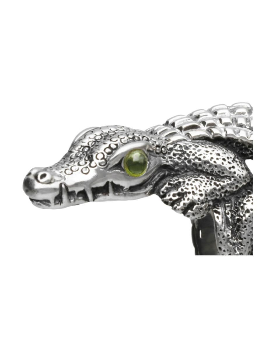 Anillo de serpiente México Salvaje P 925 peridoto brillante 3