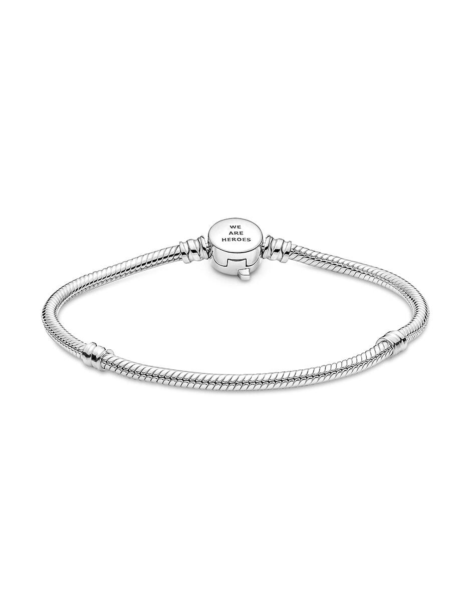 Brazalete de plata acabado pulido 2
