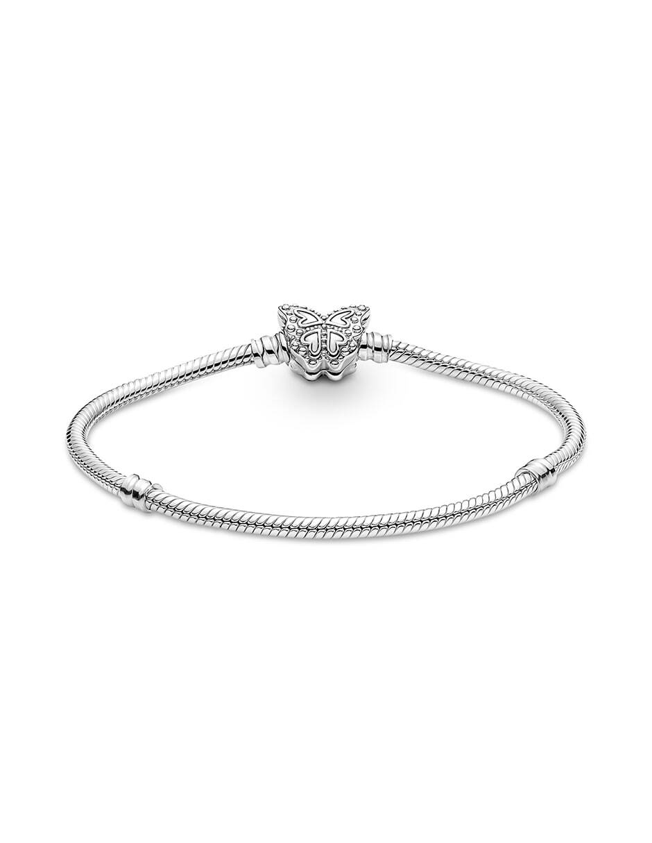 Brazalete de plata acabado pulido 2
