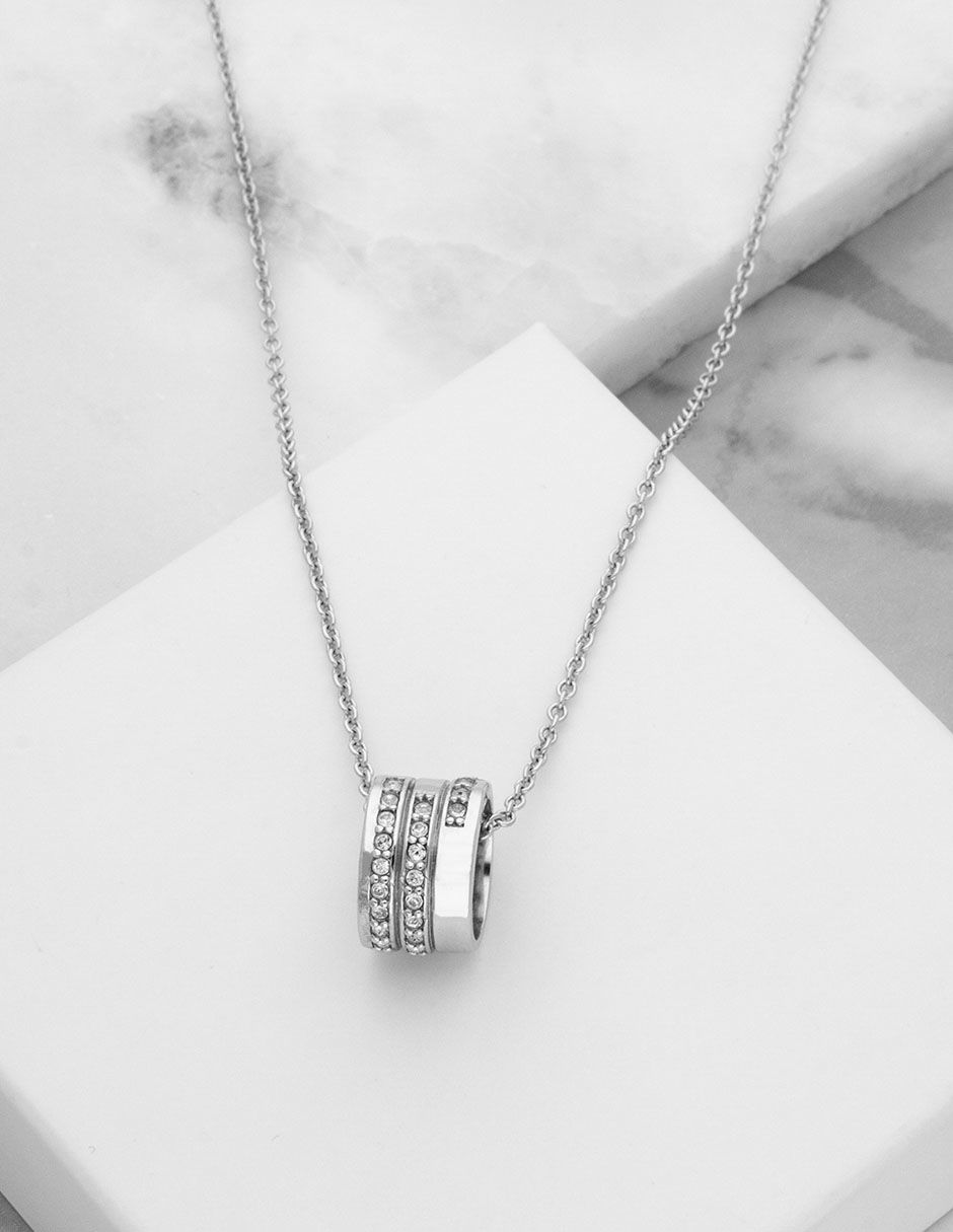 Dije redonda cristal 7