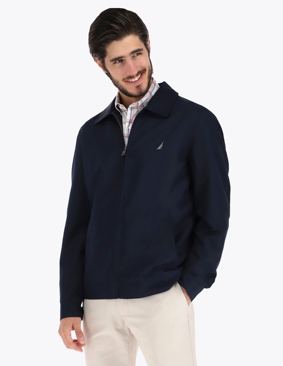 Chamarra casual impermeable con bolsillos para hombre Chamarra casual impermeable con bolsillos para hombre